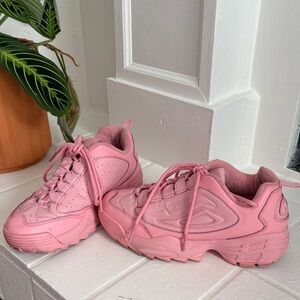 FILA Pink Chunky Sneakers